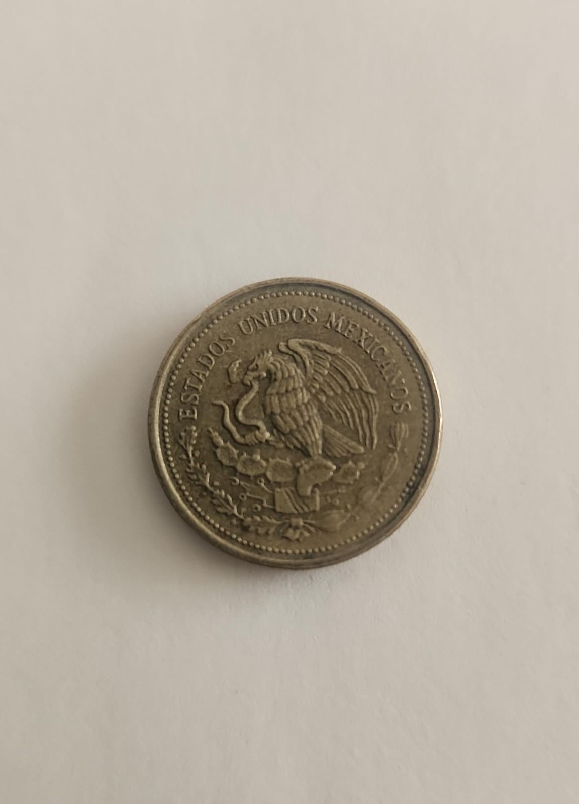 MONEDA 20 PESOS MEXICANOS 80s