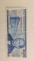 BILLETE 50 PESOS MEXICANOS 70s
